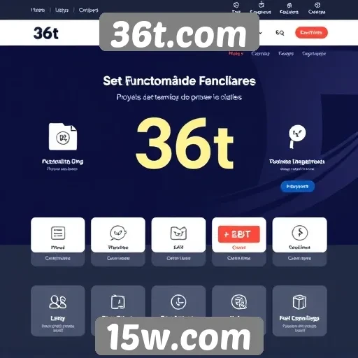 Exploração das funcionalidades do site 36t.com